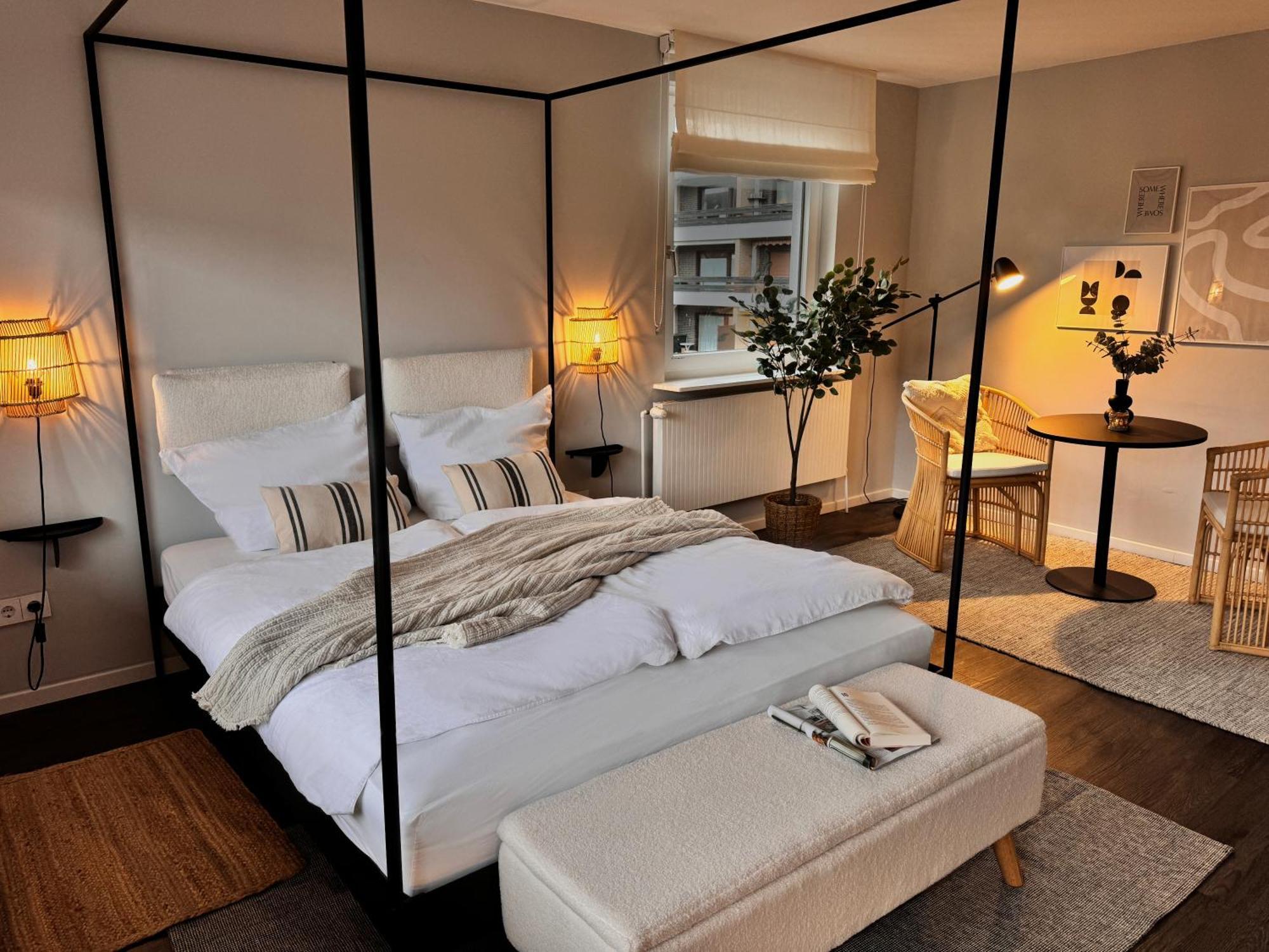 Seaside Rooms - Design-Apartment Mit Balkon & Parkplatz - Inklusive Strandkorb Direkt Am Wasser Und Spa & Sauna Saisonal Busum Exterior photo